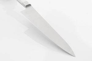 Couteau Petit - acier inoxydable suédois - manche marbre blanc