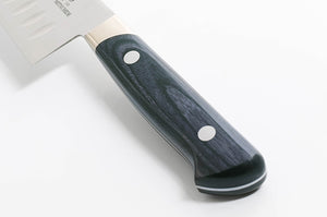 SWORD-FV10 Stainless Santoku Knife ( Granton Edge )