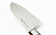Load image into Gallery viewer, Kirameki VG-1 Stainless Santoku Knife ( Granton Edge ) with Steel Handle
