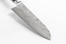 Load image into Gallery viewer, Kirameki Forge Welded Damascus Santoku Knife

