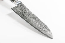 Image de chargement dans la visionneuse de la galerie, Couteau Santoku - acier en poudre damas - Kirameki
