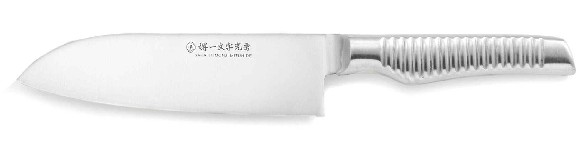 Coltello Santoku - Inossidabile AUS6 - manico in acciaio