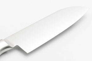 Couteau Santoku - inoxydable AUS6 - manche en acier