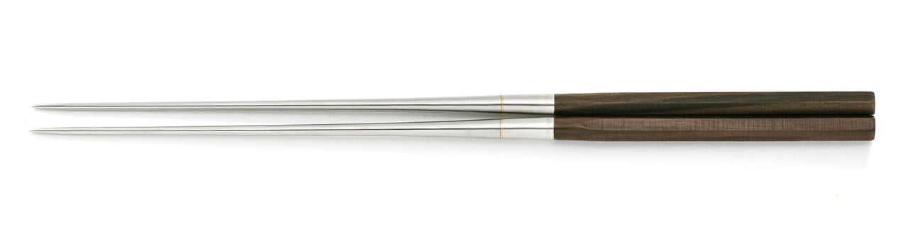 Ebony Hexagonal Handle Chopsticks 180mm