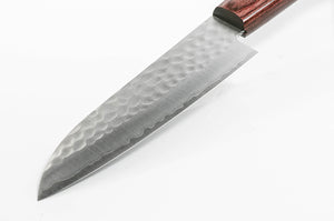 Ichimonji VG-1 Rei Santoku Knife with Red Handle ( Small Type )