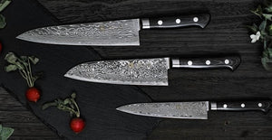 Kirameki Forge Welded Damascus Santoku Knife