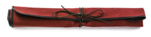 Load image into Gallery viewer, Knife roll case dark red
